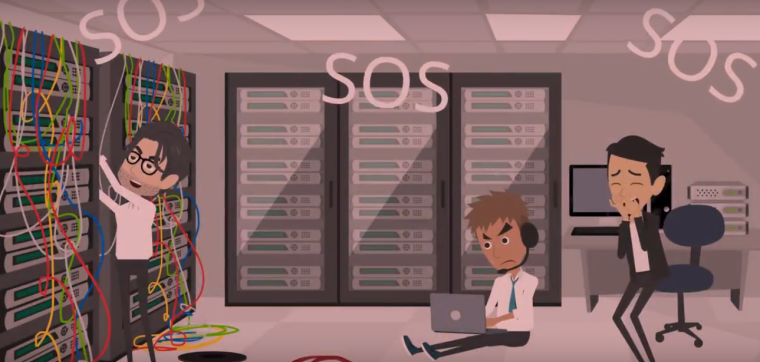 Мультфильм о том, как VMware NSX помогает обеспечить безопасность сети